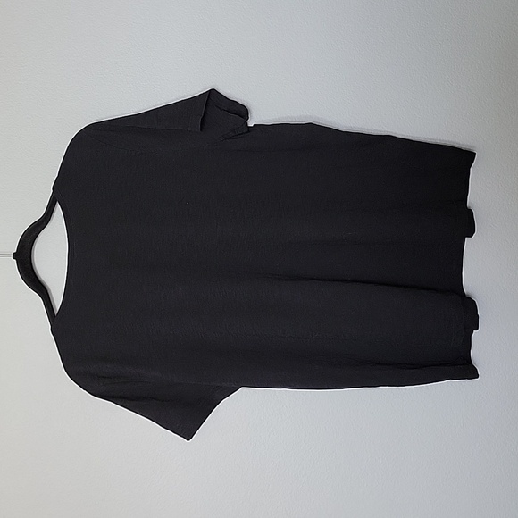 St. Johns Bay Plus Size Witchy Cotton Casual Black Embellished Top Blouse 1X - Picture 5 of 5